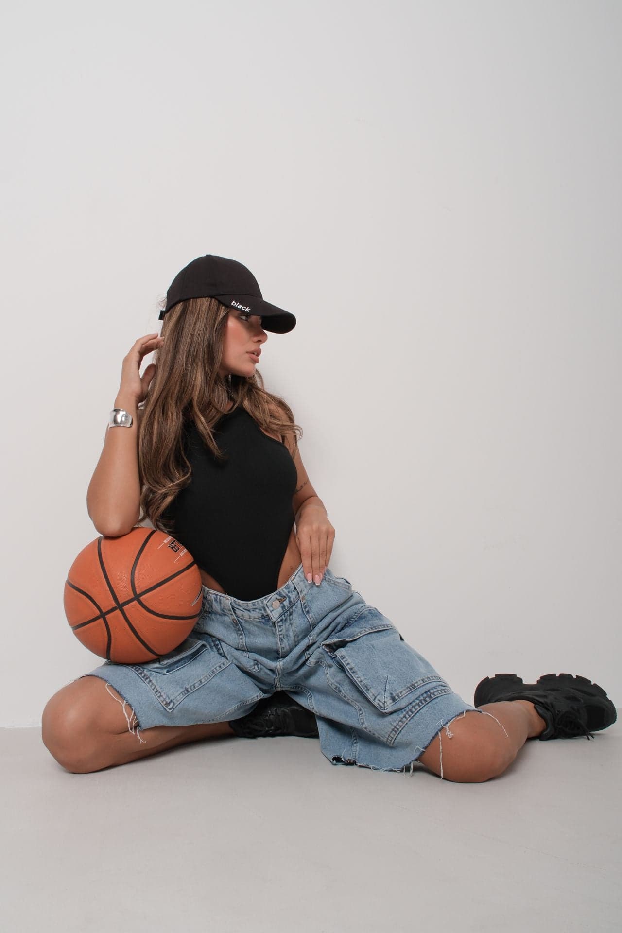 Pencere Detay Yüzücü Bodysuit görsel 3
