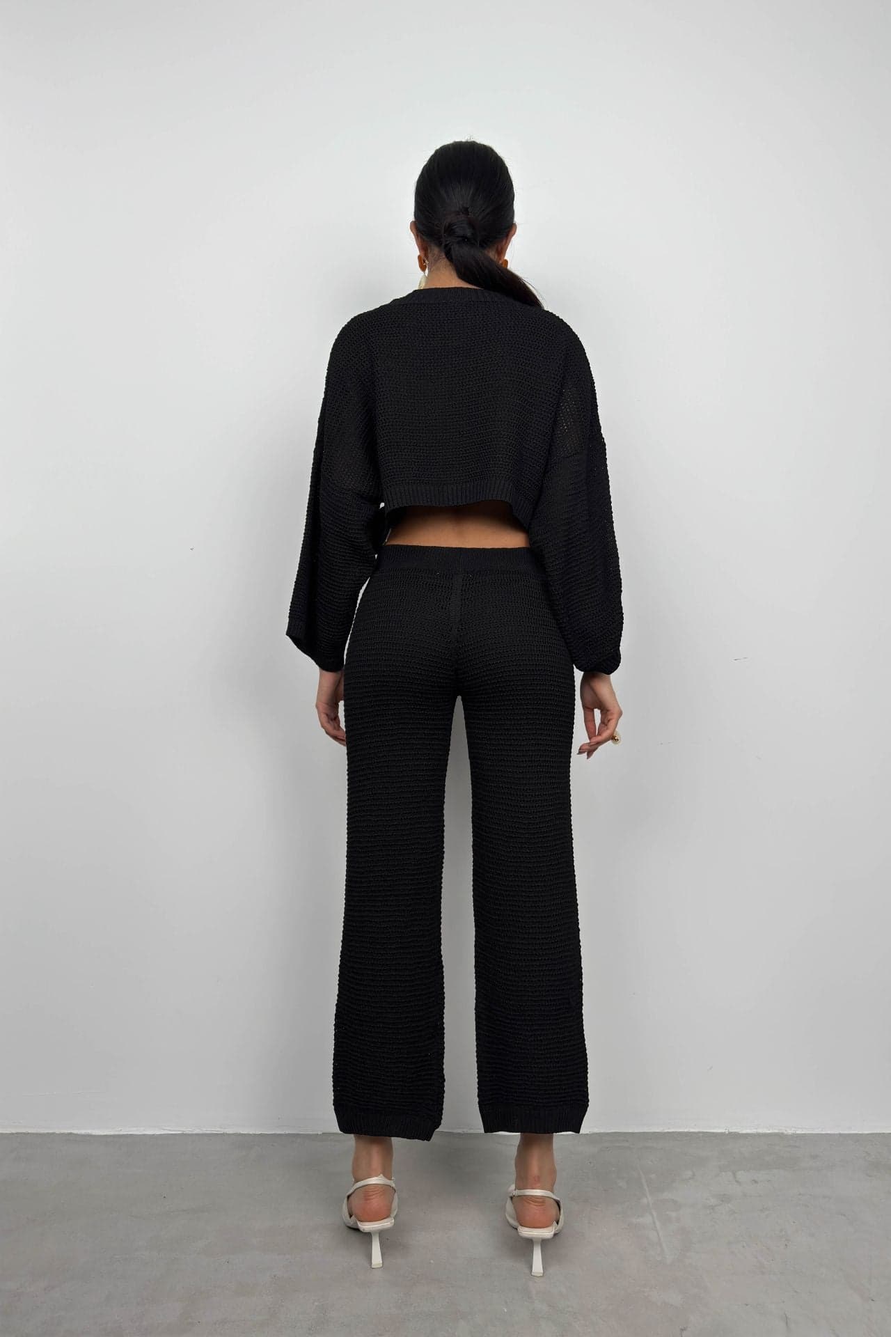 Oversize Triko Bluz Pantolon Takım görsel 5