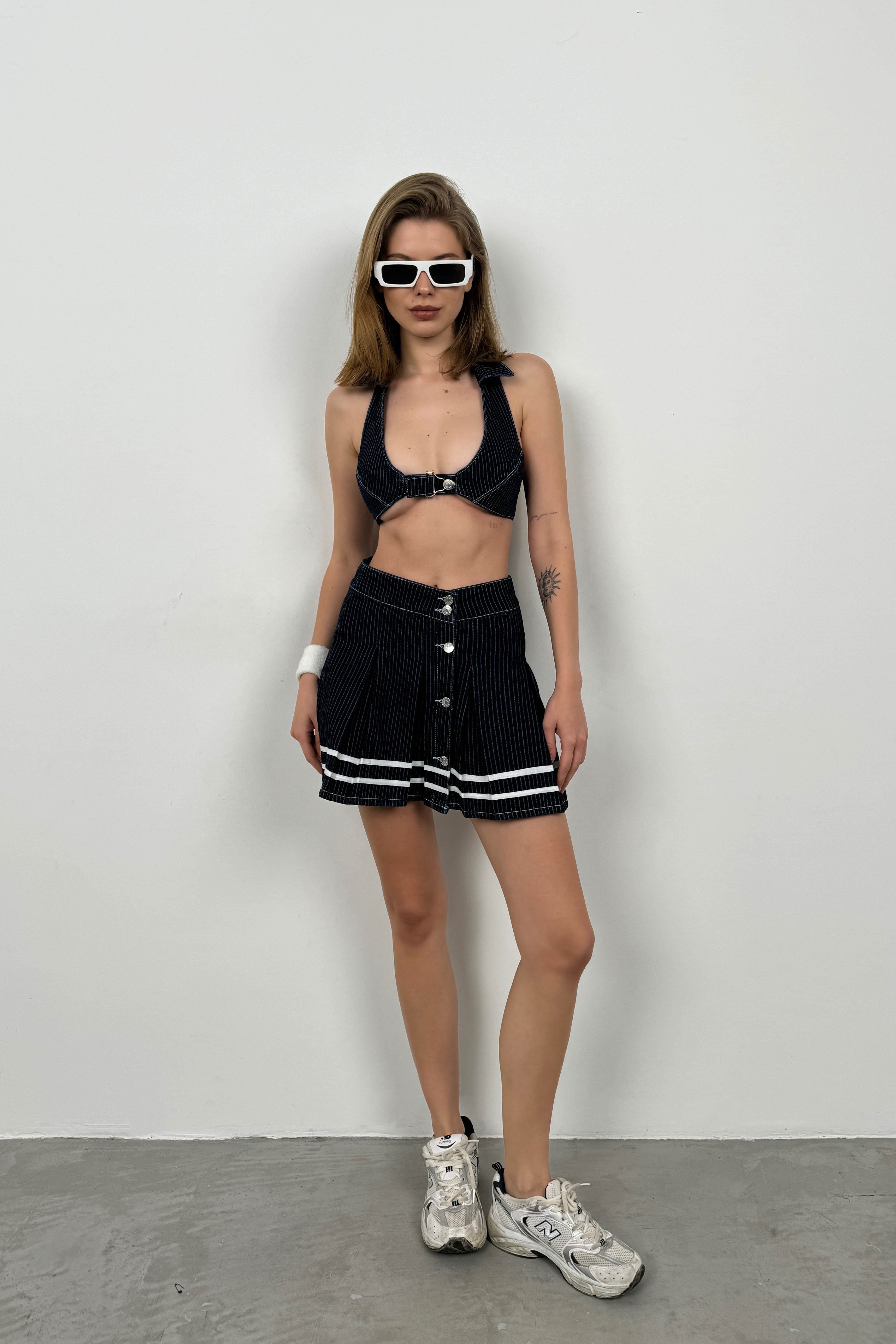 Polo Yaka Tiny Crop görsel 1