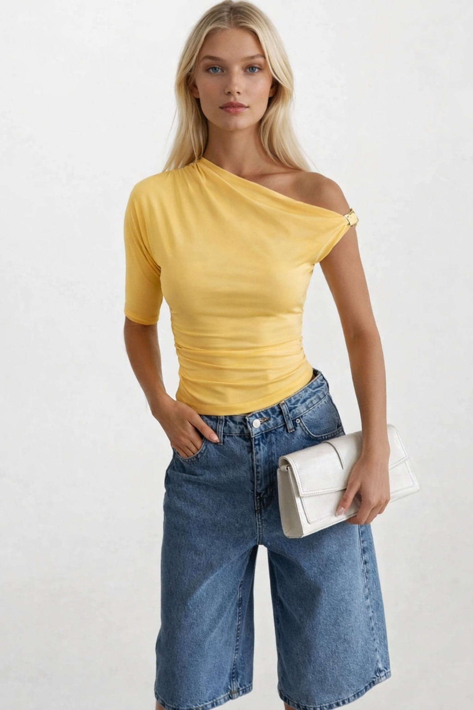 Aksesuar Detay Cutout Bluz