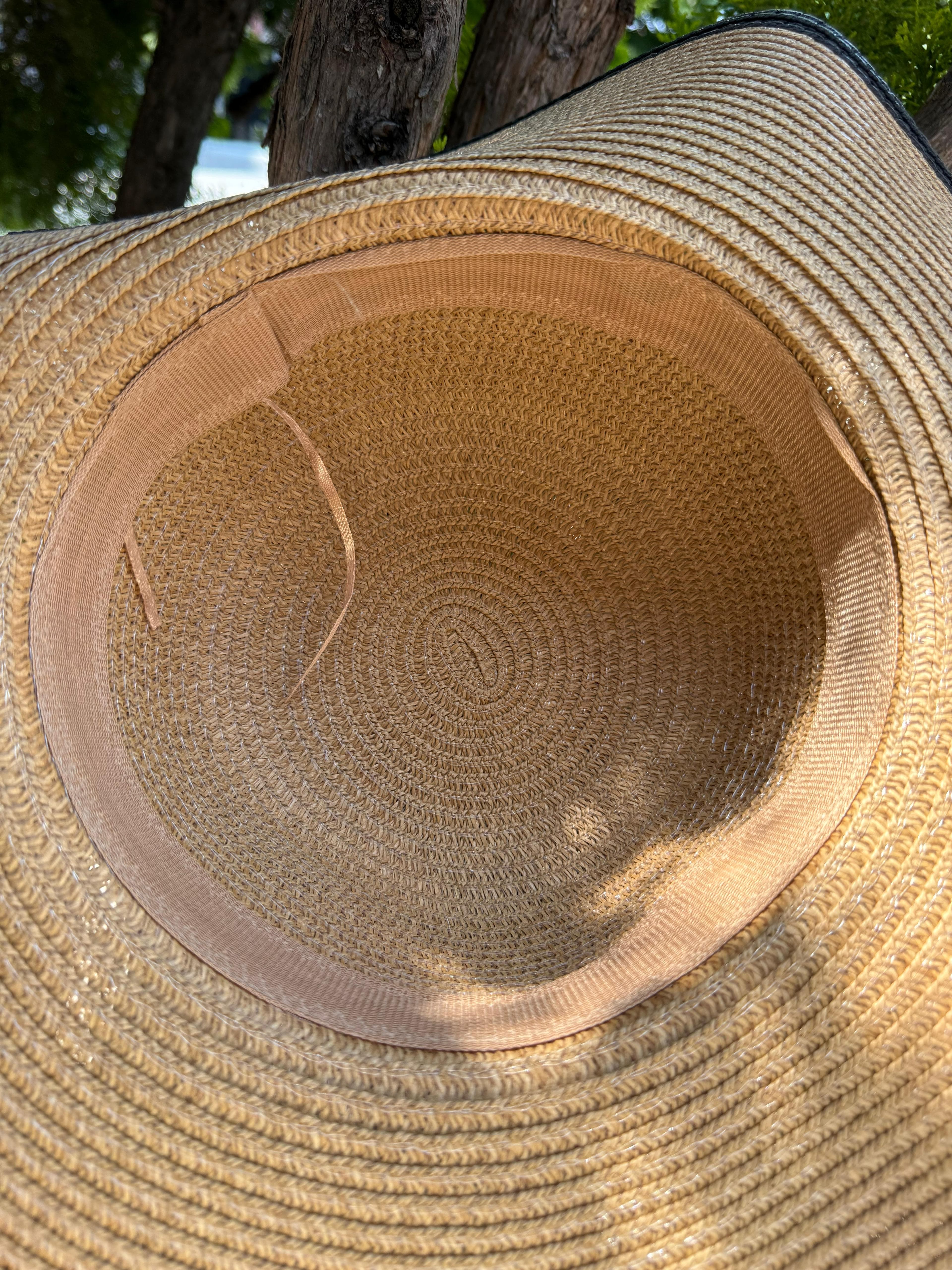 14774 Camel Geniş Hasır Şapka görsel 3