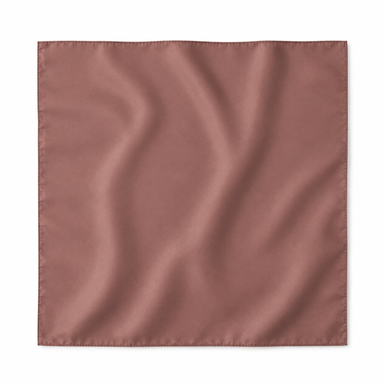 13731 Sütlü Kahve Saten Bandana Fular 50x50 cm