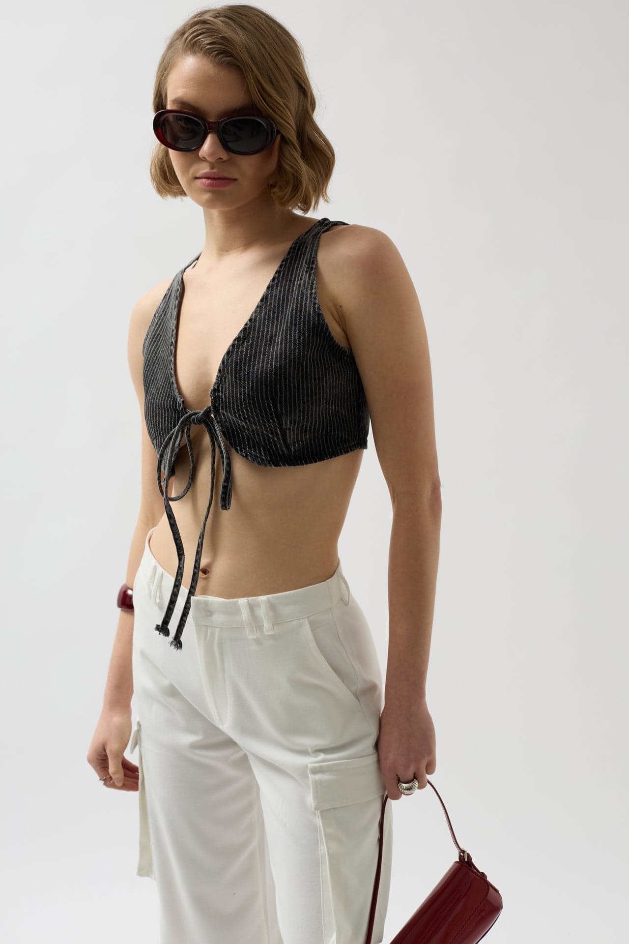 Yelek Form Denim Bra görsel 3
