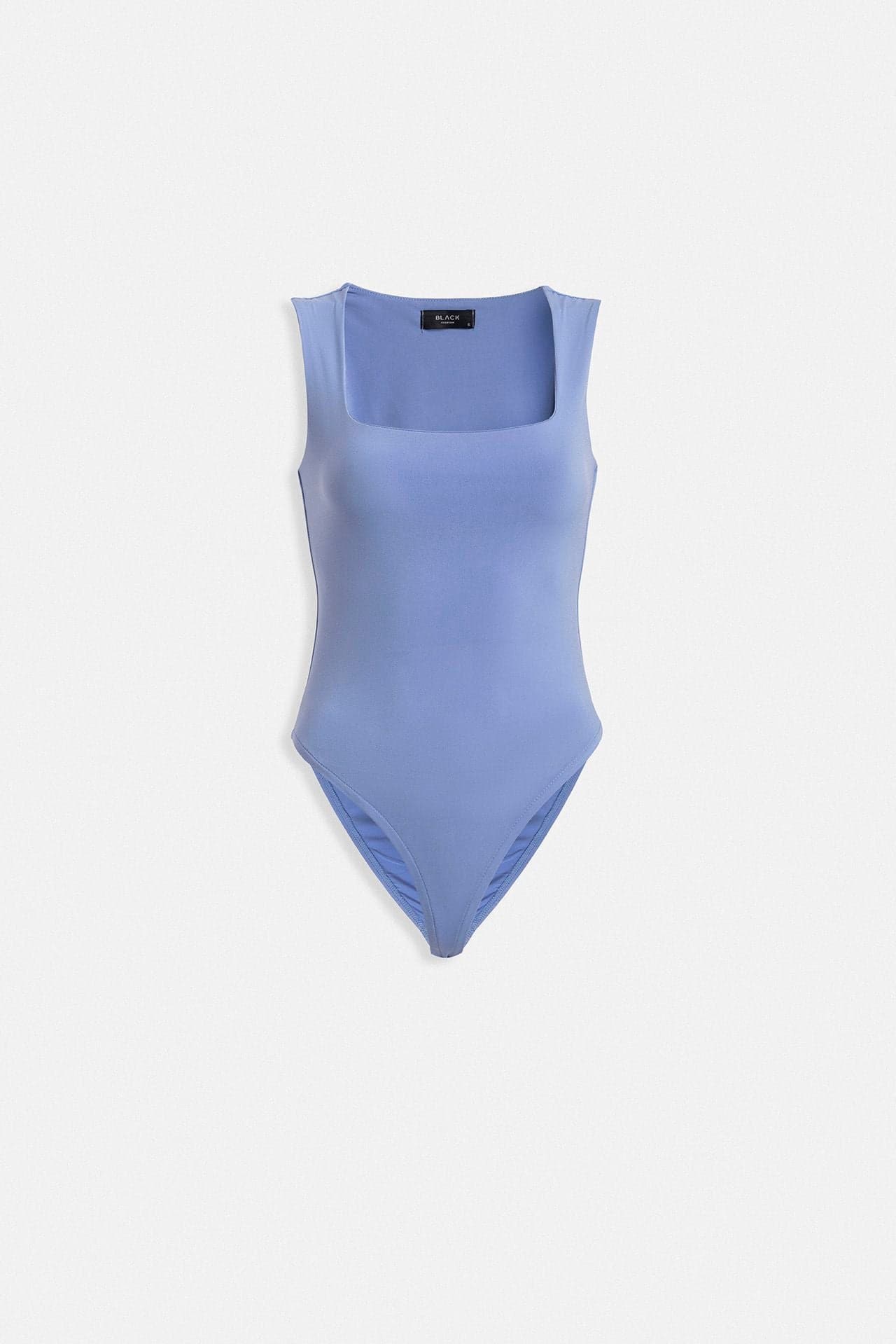 Kare Yaka Kalın Askılı Bodysuit görsel 7
