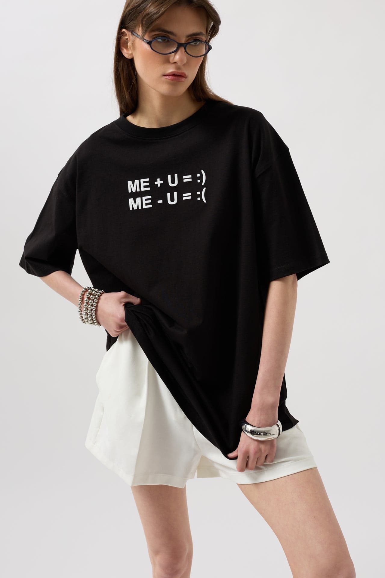 Kabartma Baskılı T-Shirt görsel 3