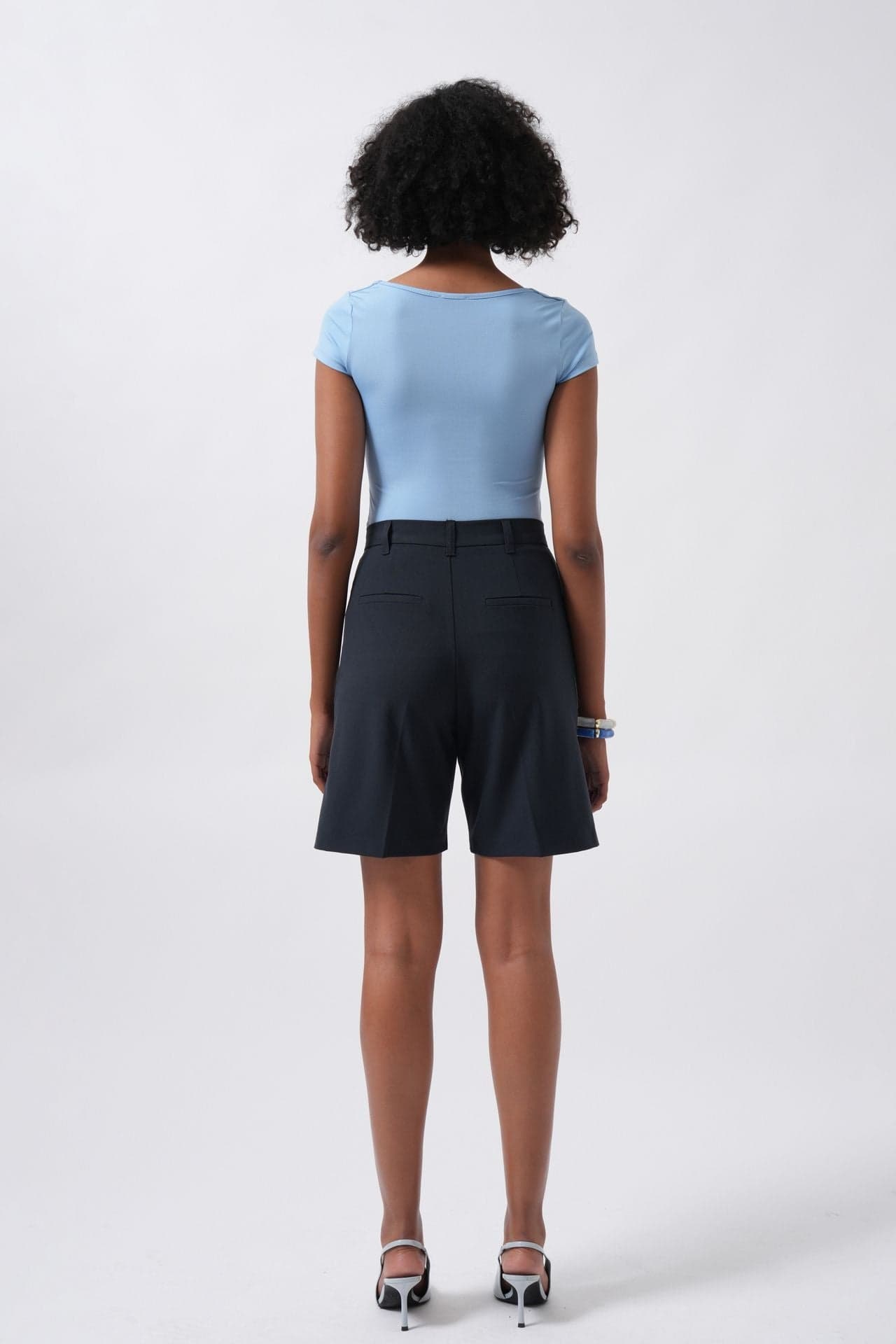 Pencere Detay Mini Dekolte Bluz görsel 6