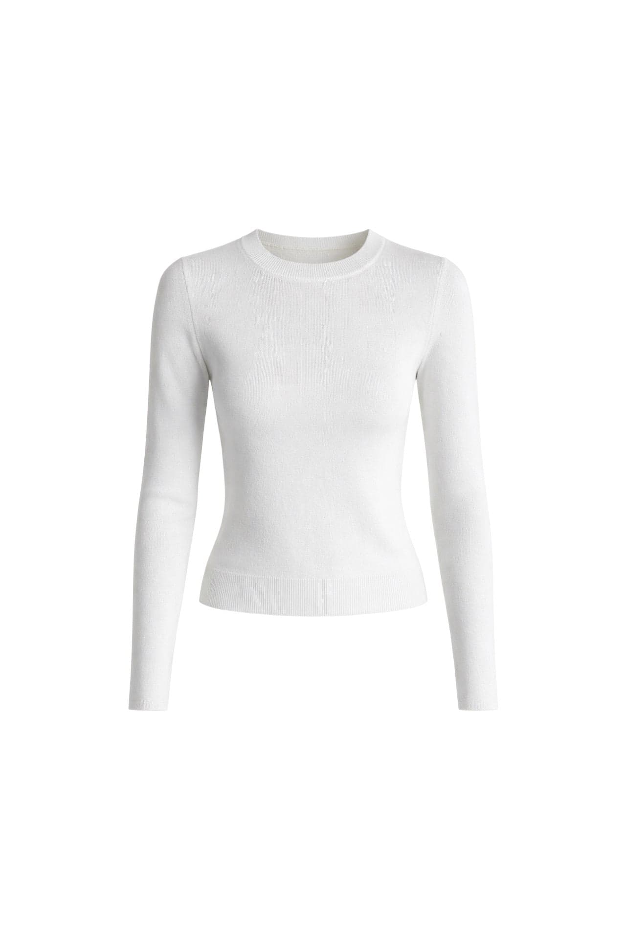 Bisiklet Yaka Basic Triko Bluz görsel 3