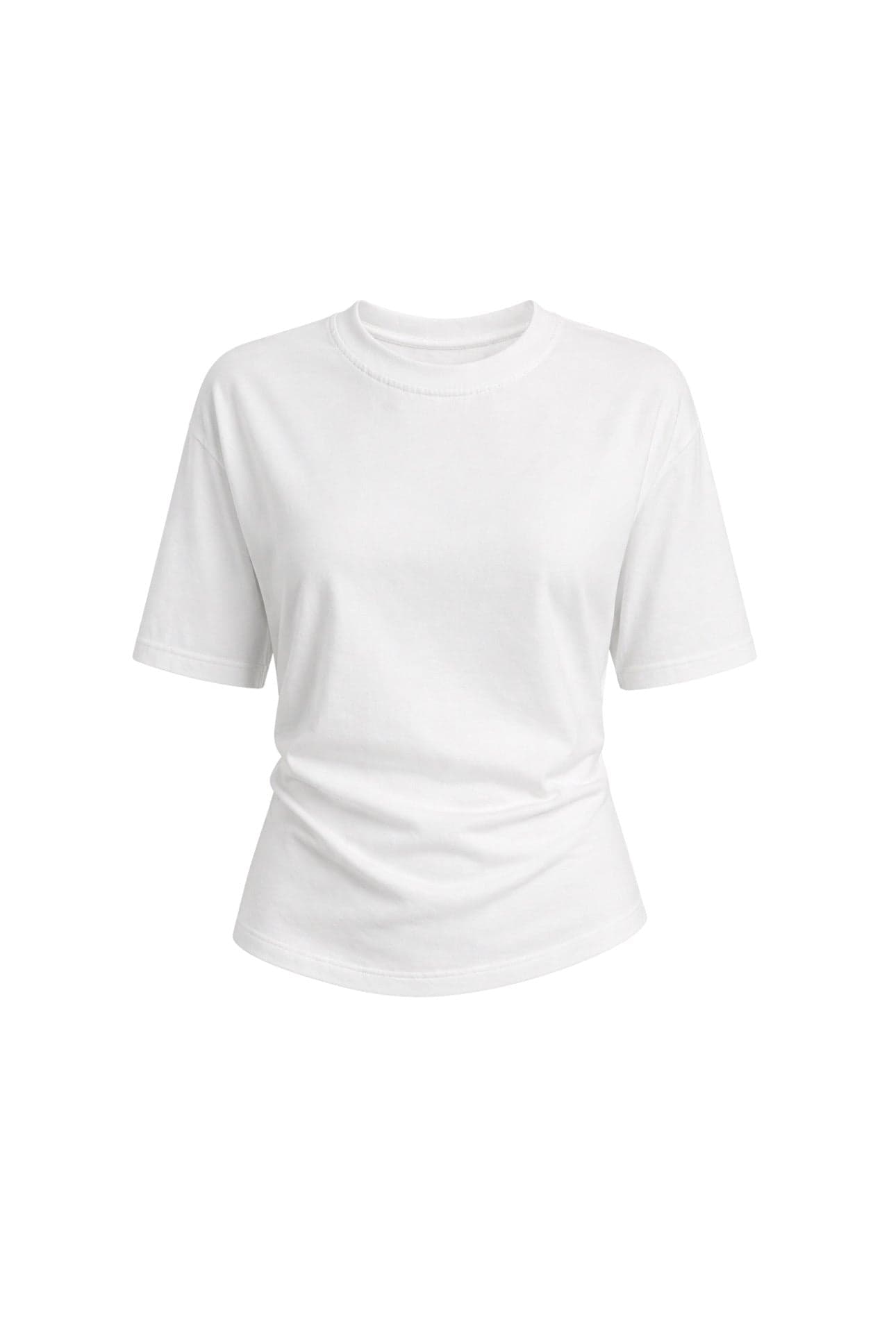 Bel Büzgülü Basic T-Shirt görsel 5