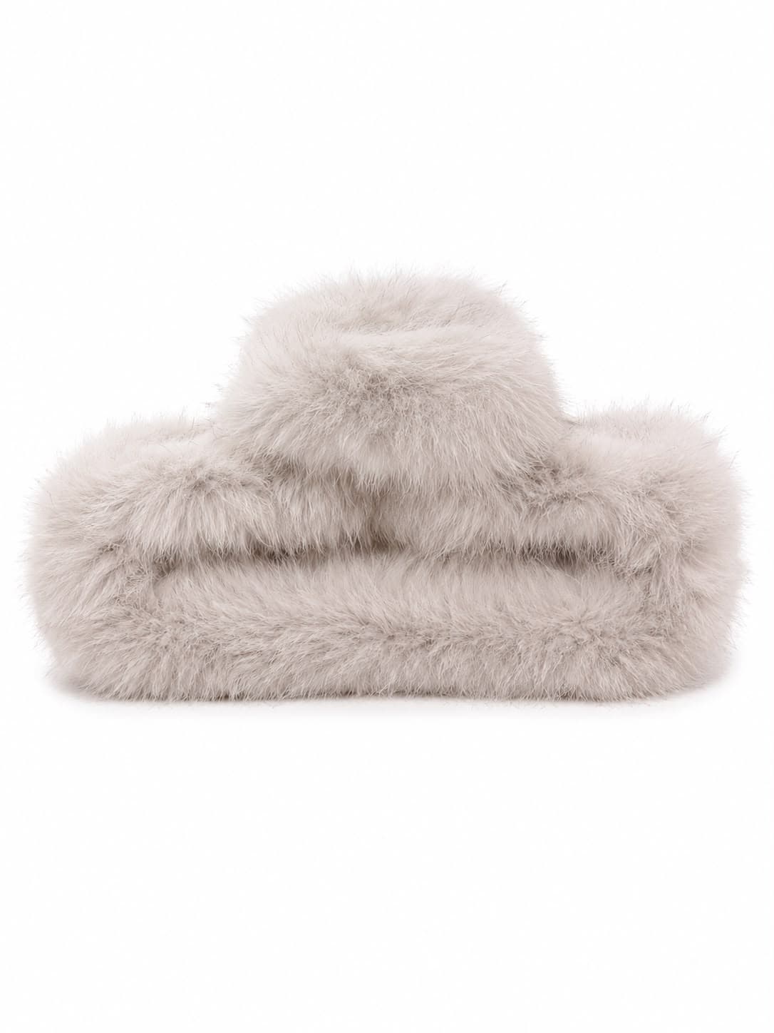 T16 Gri Peluş Toka