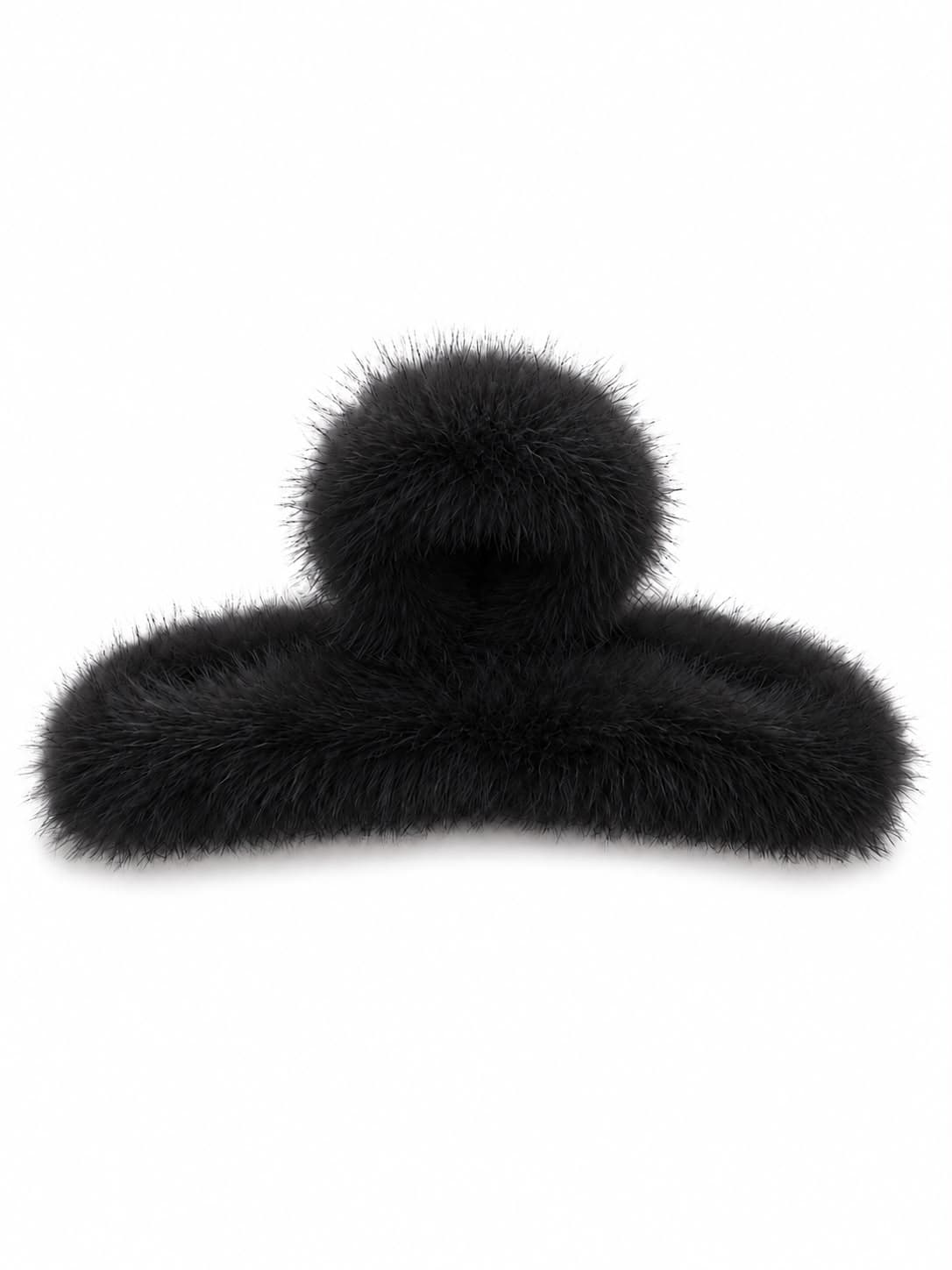 T17 Siyah Peluş Toka