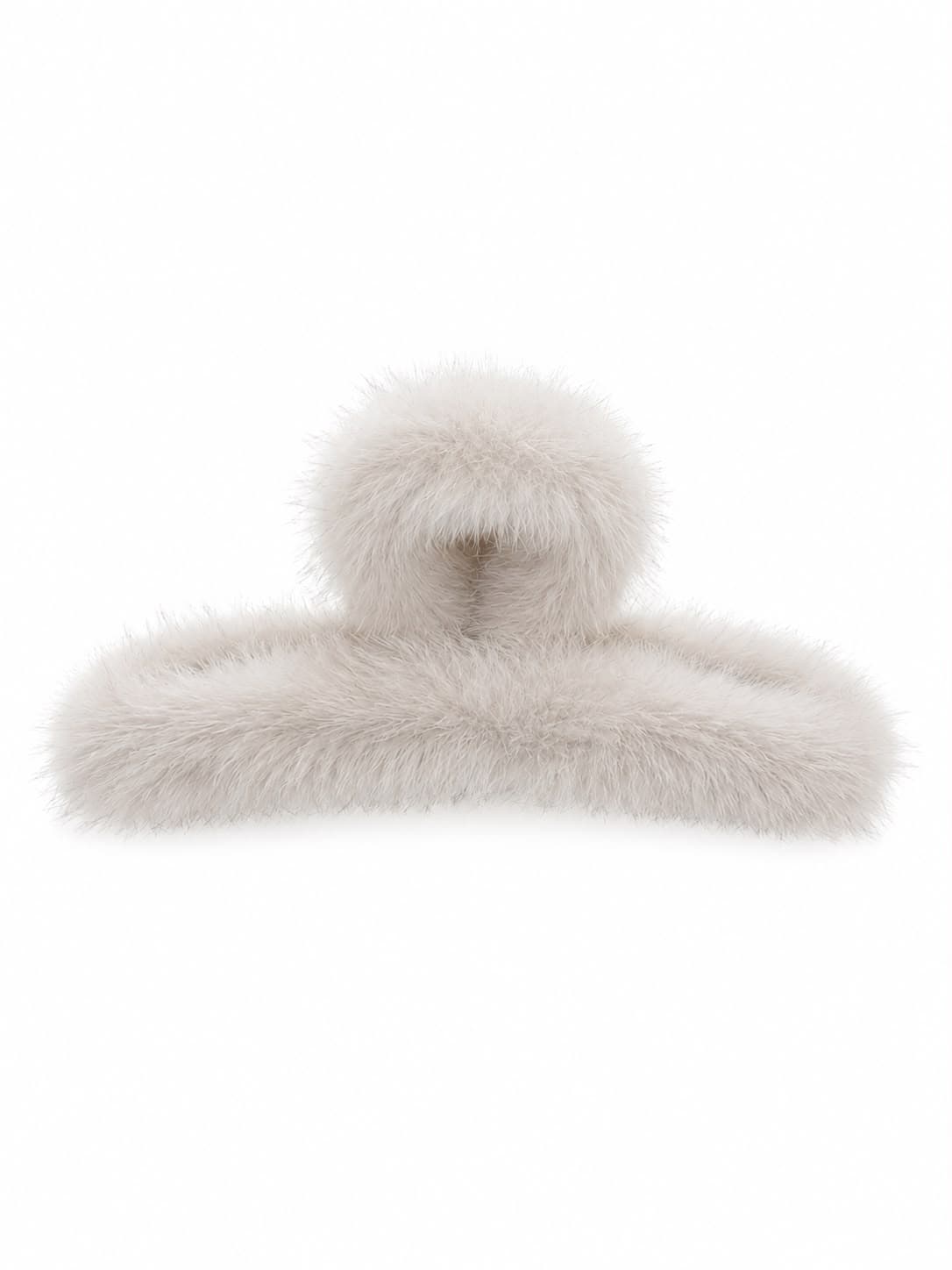 T17 Bej Peluş Toka