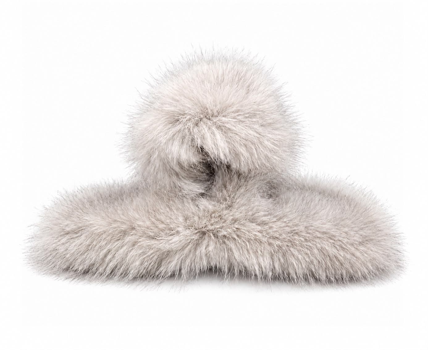 T17 Gri Peluş Toka