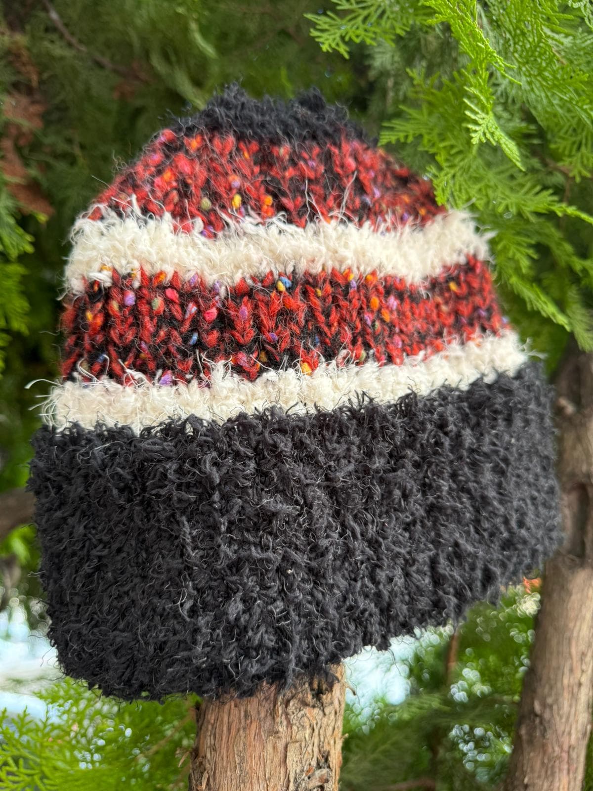 14757 Siyah Peluş Bere görsel 3